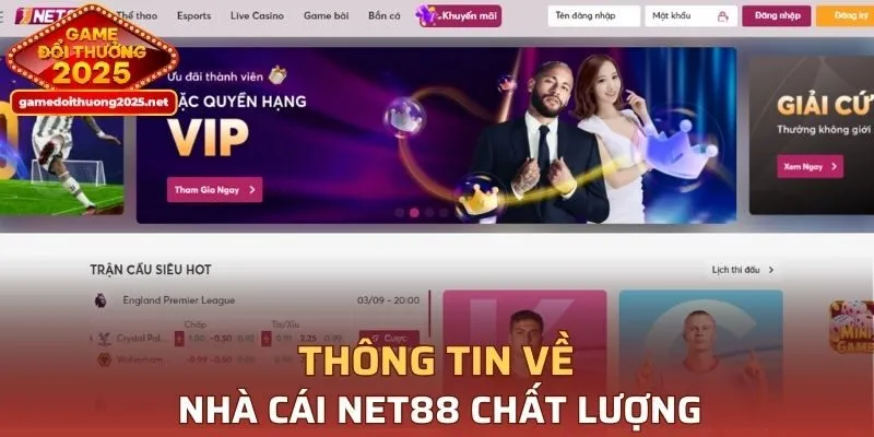 Thông tin về Nhà cái NET88 chất lượng